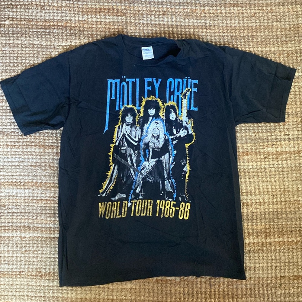MÖTLEY CREW BLACK TSHIRT SZ L